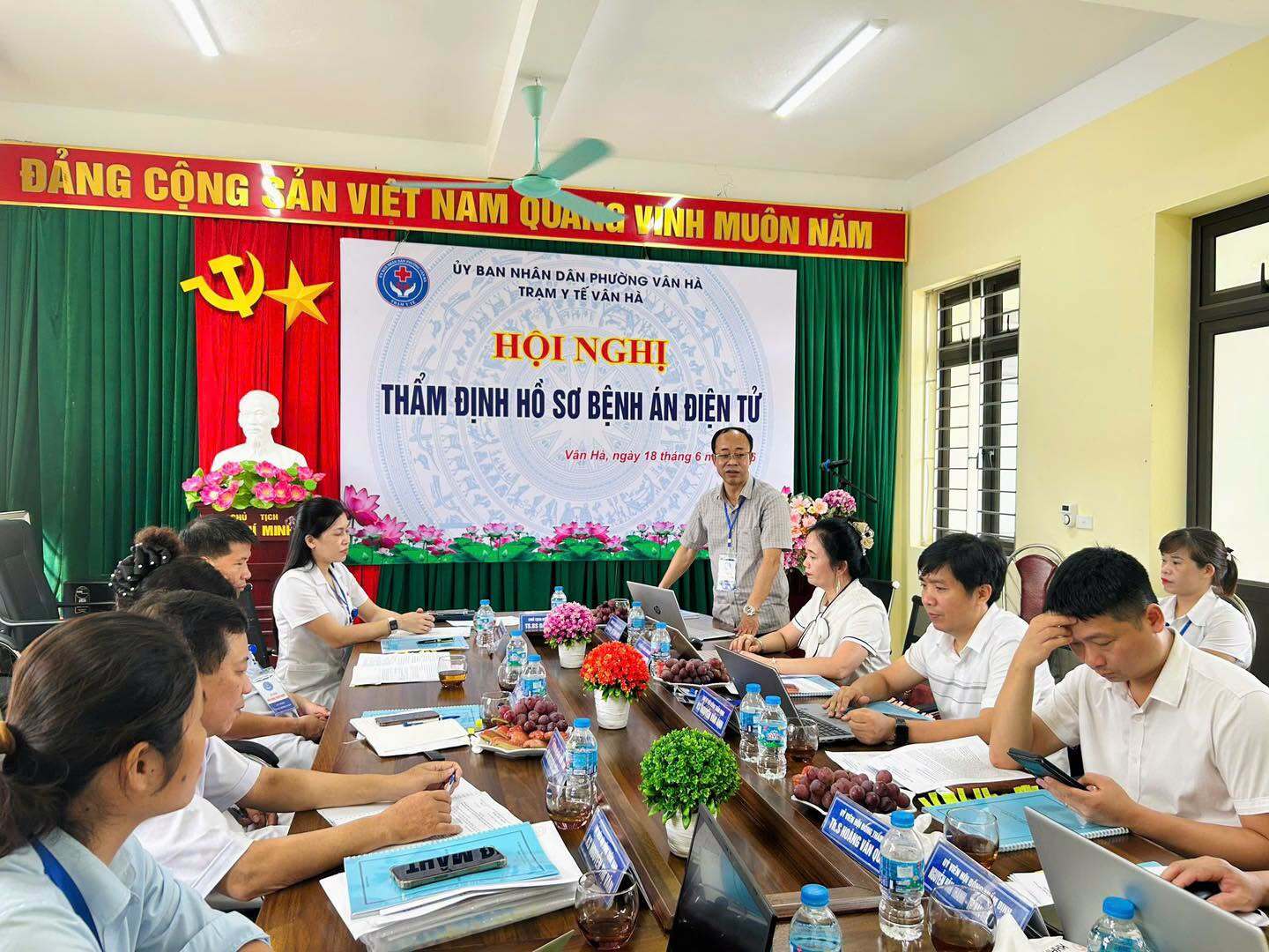 🏥TRẠM Y TẾ VÂN HÀ TỔ CHỨC HỘI NGHỊ THẨM ĐỊNH BỆNH ÁN ĐIỆN TỬ