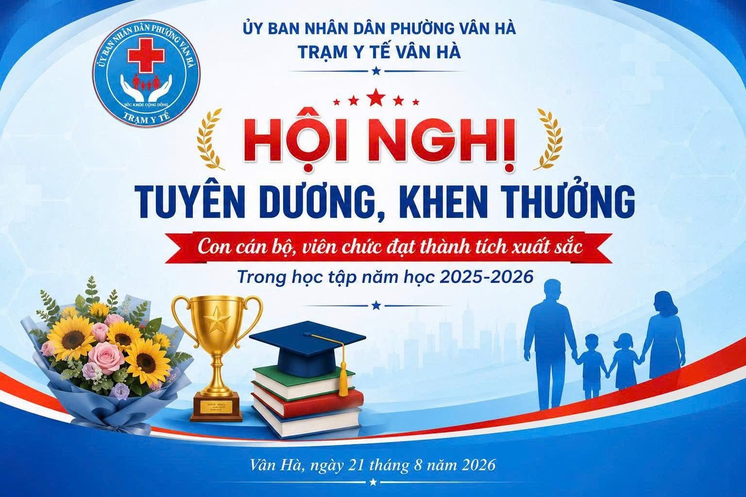 TRẠM Y TẾ VÂN HÀ TỔ CHỨC TRAO THƯỞNG CHO CON EM CÁN BỘ, NHÂN VIÊN CÓ THÀNH TÍCH CAO TRONG NĂM HỌC 2025-2026